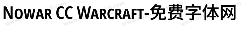Nowar CC Warcraft字体转换